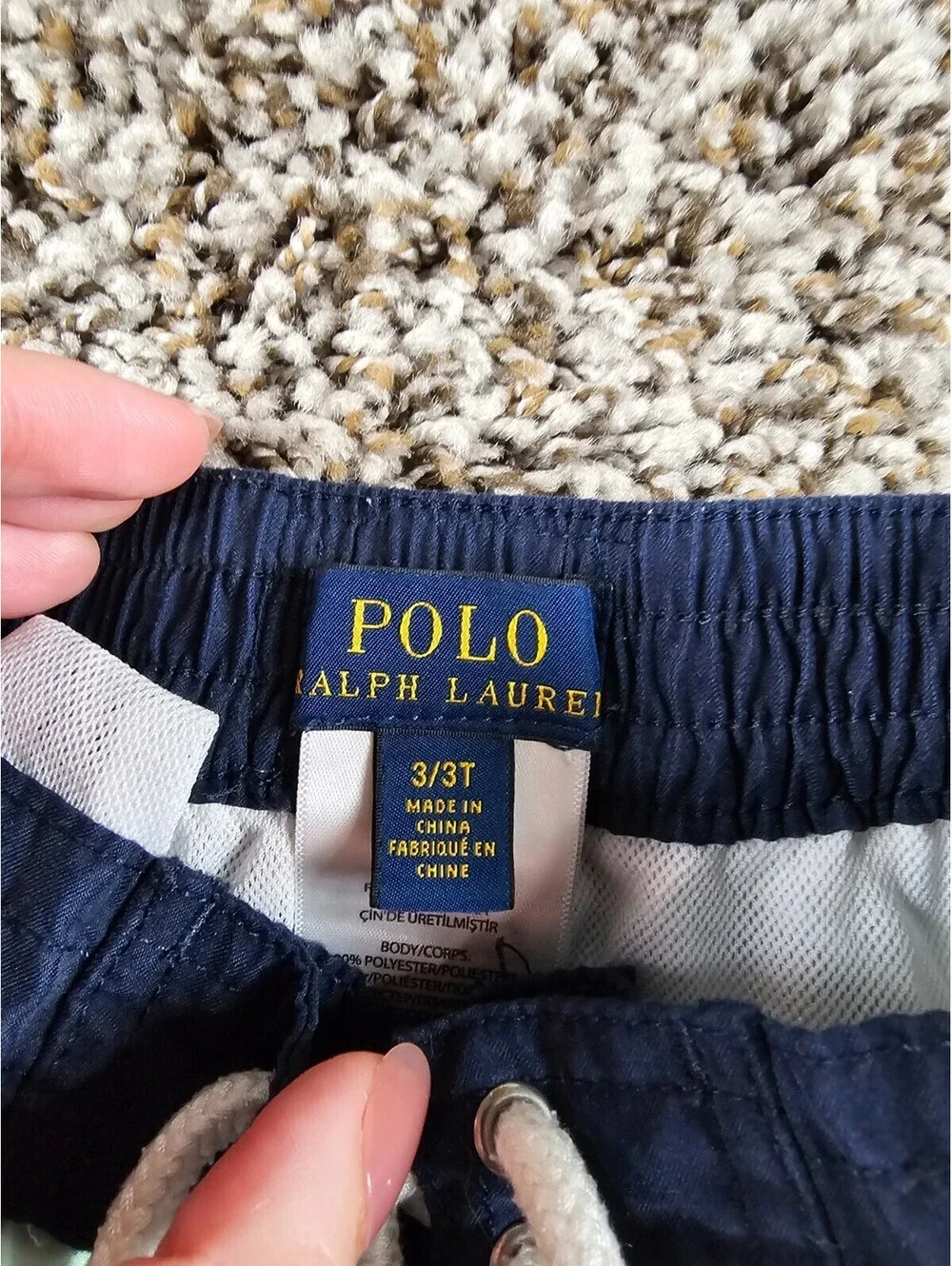 Polo Ralph Lauren Boys Sz 3T Swimsuit Swim trunks Surf Print